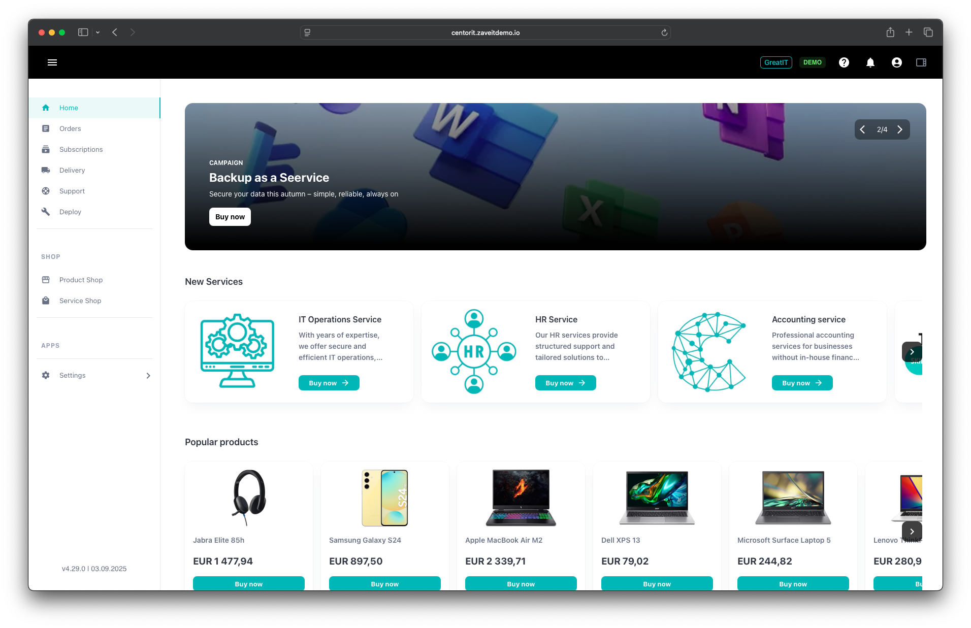 Custom Pages