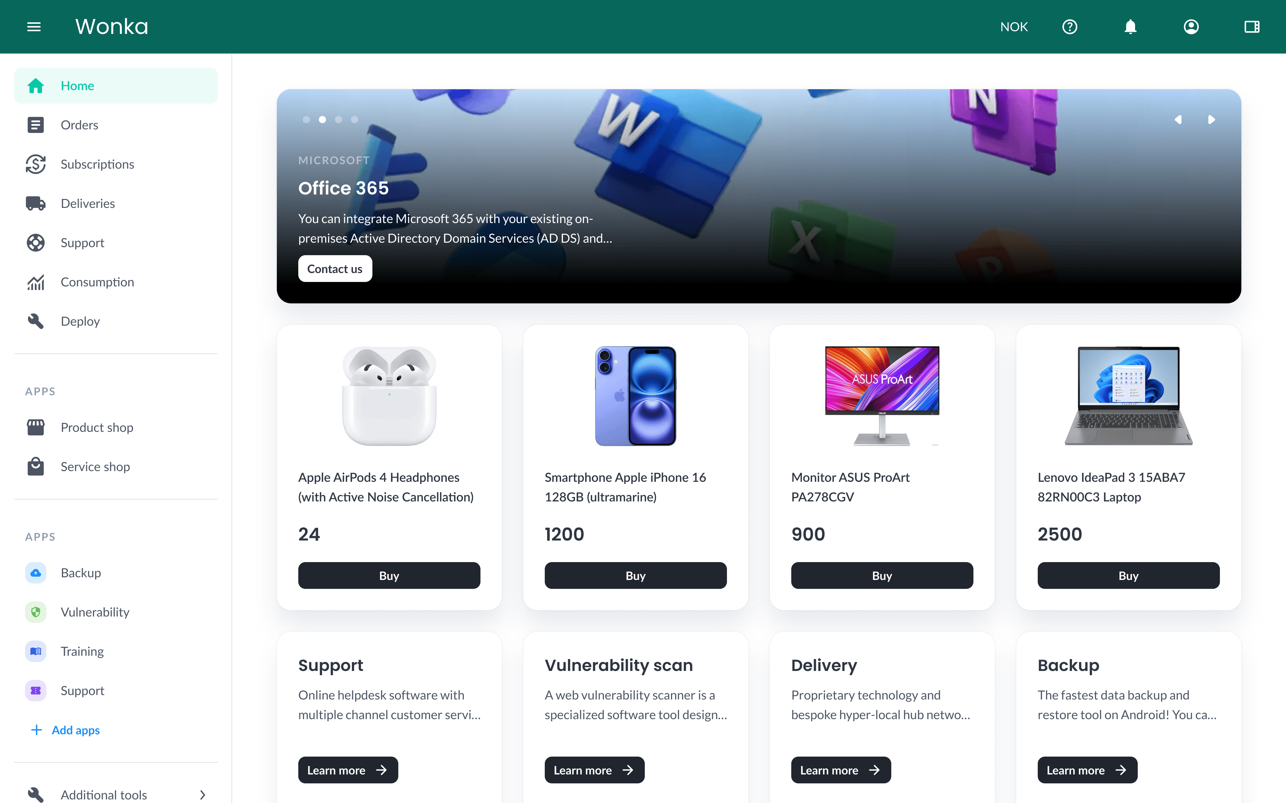 Custom Page with enriched product images